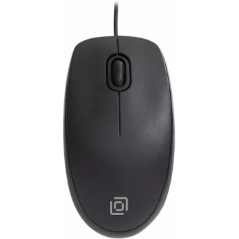 Мышь Оклик 195M for business черный оптическая (1200dpi) USB для ноутбука (3but)